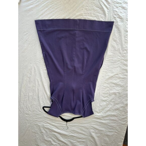 Rebecca Taylor Womens Purple Dress 4 sleeveless aline rayon pockets zipper - Picture 6 of 7